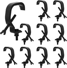 10 Pack Aluminum Alloy Stage Light Clamp Hooks Heavy Duty Truss C Clamps with An