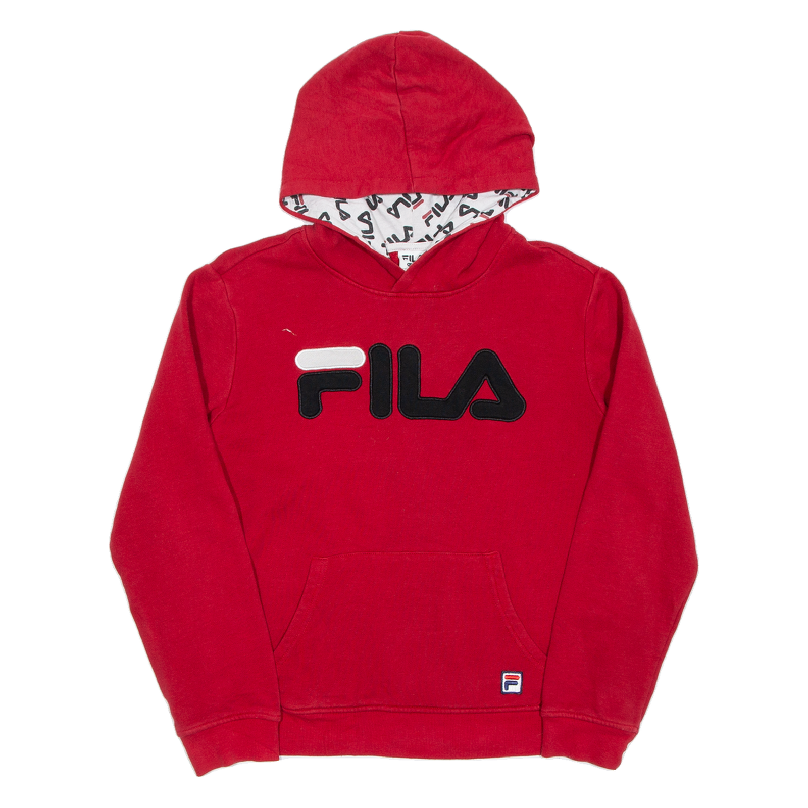 Felpa con cappuccio rossa FILA ragazzo 14 15 anni