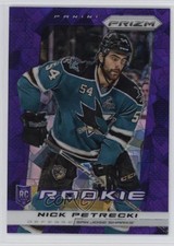 2013-14 Panini Prizm Purple Cracked Ice Nicholas Petrecki Nick #280 0f7x