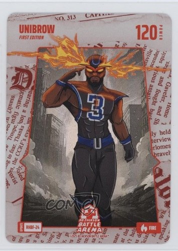 2025 Bo Jackson Battle Arena TCG Alpha Update Red Headliner Battlefoil Unibrow
