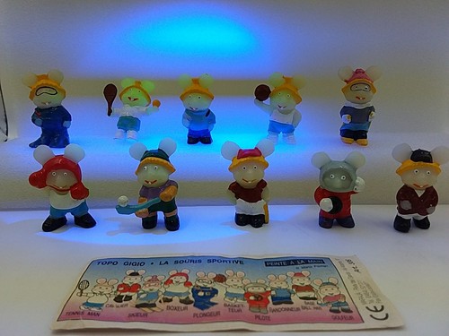 Ü ei Topo Gigio - die Sportmäuse - Leuchtfiguren/handbemalt Nr. 7
