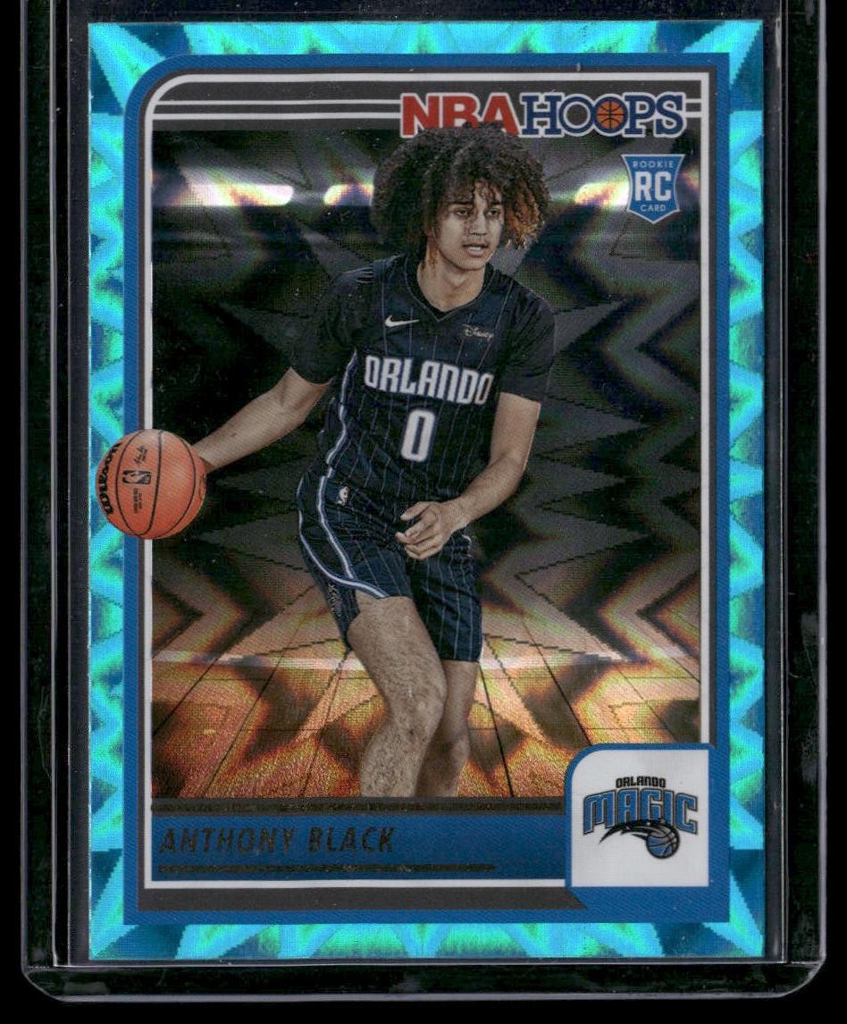 2023-24 Hoops #257 Anthony Black Hyper Blue Rookie Rc Color Match