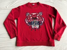 Vintage Kenzo Embroidered Crewneck Tiger Sweatshirt Size S
