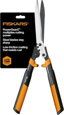 Fiskars 23-Inch Hedge Shears, Bush Trimmer with PowerGear2 Technology that Multi