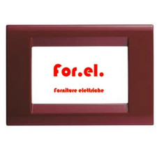 GEWISS GW32046 PLACCA 6 POSTI AMARANTO