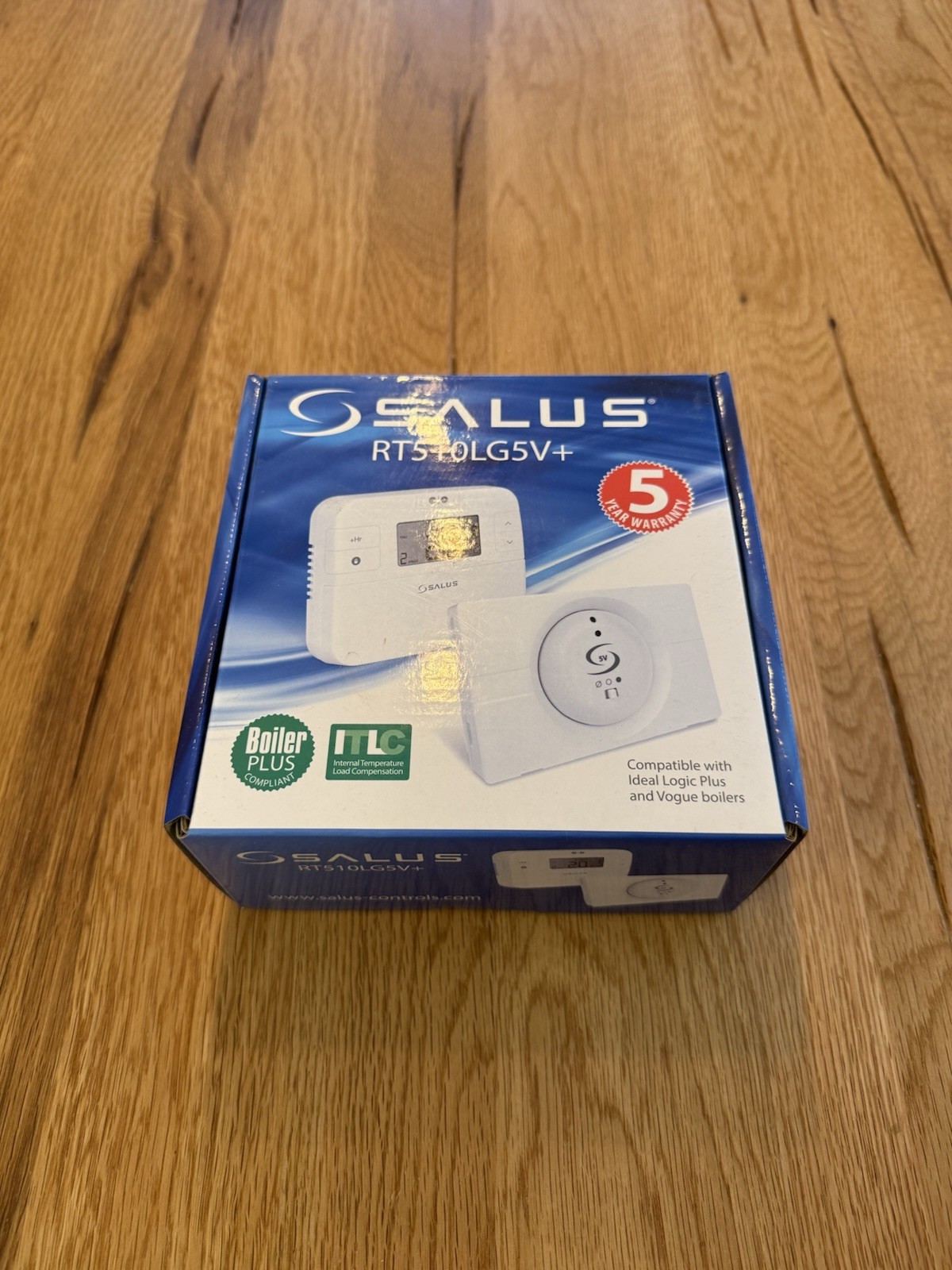 Salus RT510LG5V+ Plus Digital Programmable RF Room Thermostat Ideal Logic - New