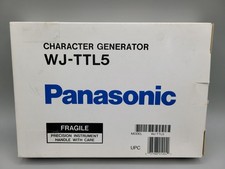 New Panasonic Character Generator WJ-TTL5 Video Keyboard A/V Editing