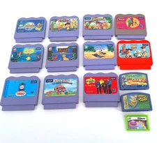 Vtech V. Smile Miscellaneous Titles Game Cartridges Set of 11 & Leapster Set of