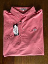 NWT MEN'S STRAIGHT DOWN POLO, SIZE: S, COLOR: PINK M31 