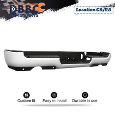 New Complete Chrome Rear Bumper Assembly For 2019-2023 Ram 1500 Dual Exhaust