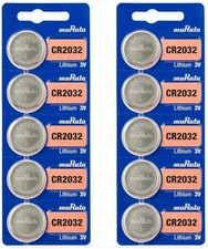 10 Packs Murata/Sony CR2032 2032 DL2032 3V Button Lithium Coin Battery EXP 2031