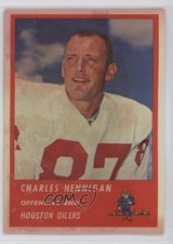 1963 Fleer Charley Hennigan Charles Hennigan #38 0s4