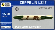 Mark I Models 1/720 ZEPPELIN LZ 47 P-CLASS AIRSHIP SPOTTED COW