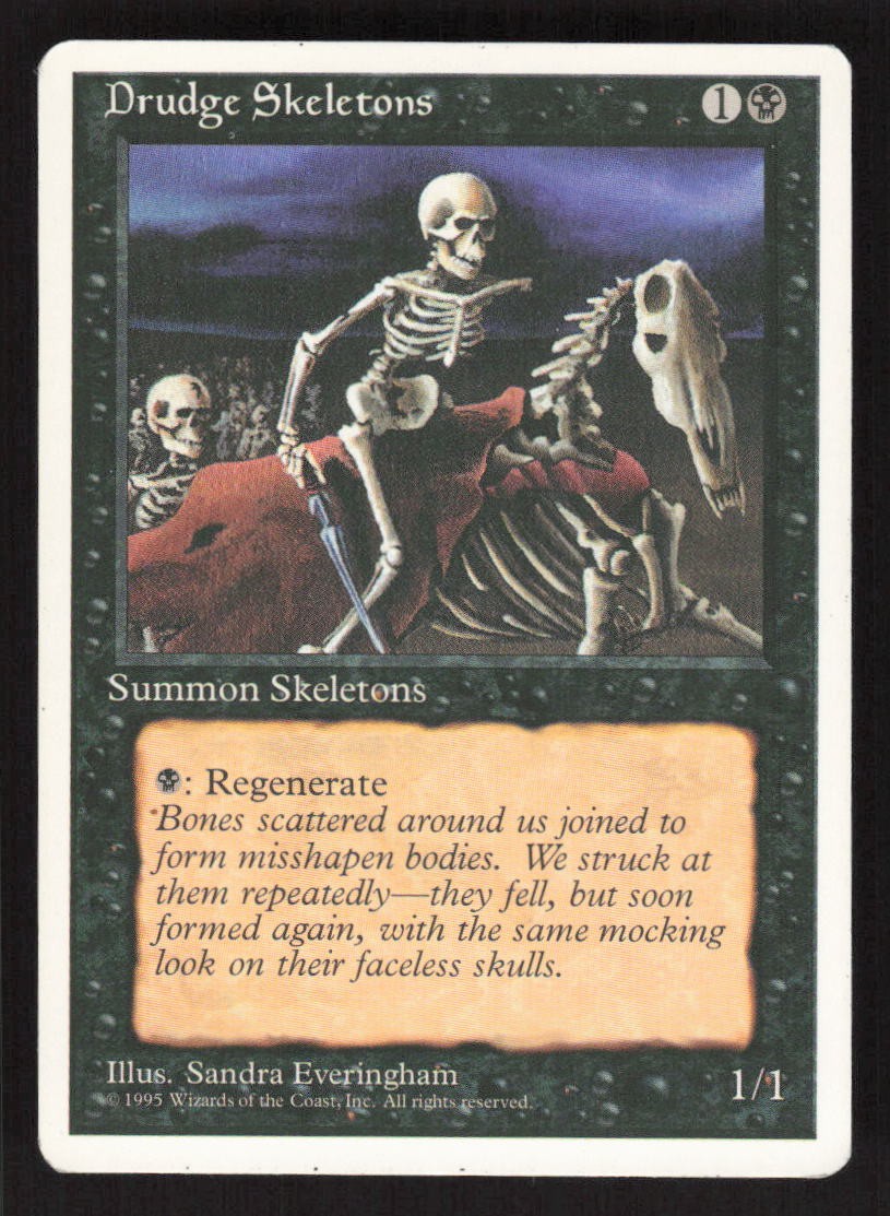 1995 Drudge Skeletons Fourth Edition MTG