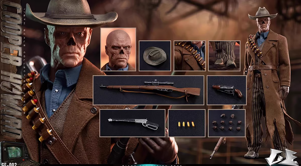 Giant Exhibition Toys GE-002 Fallout 4 Ghoul Cooper Howard 1/6