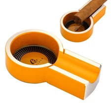 Galiner Metal Cigar Ashtray 1CT Cigarette Ash Tray Holder Portable Travel Mini