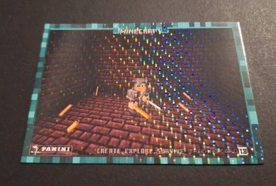 Panini Minecraft Trading Card Nr. 18 - Der Nether - Holo Karte - 2023