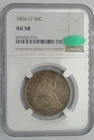 1856 O 50C Seated Liberty Half Dollar NGC AU58 CAC