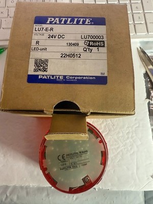 NEW PATLITE LU7-E-R LIGHT FIXTURE RED