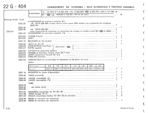 Contacteur Feu Recul BVA ZF 4HP14 Peugeot 205 305 309 405 Citroën BX - Picture 9 of 9