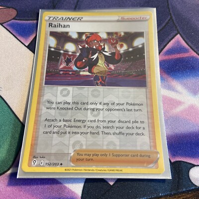 Pokémon TCG Raihan Evolving Skies 152/203 Reverse Holo Uncommon