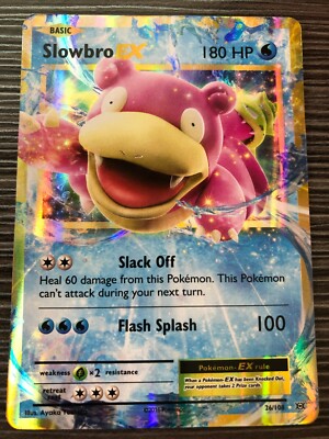 Pokemon Xy Evolutions Slowbro Ex 26 108 Rare Holo Ex Ebay