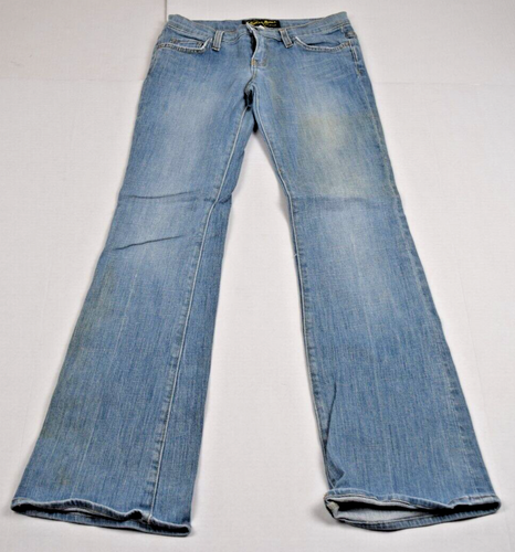 Vintage Guess Jeans Size 26 S/M 90s Light Blue Wash Low Rise Made USA - Picture 3 of 13