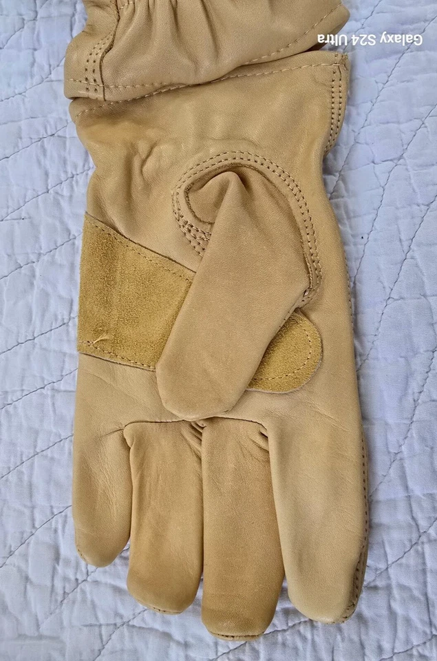 НОВЫЕ винтажные перчатки из воловьей кожи Wells Lamont 1150L коричневые размер/L новые с ценниками - Изображение 2 из 4