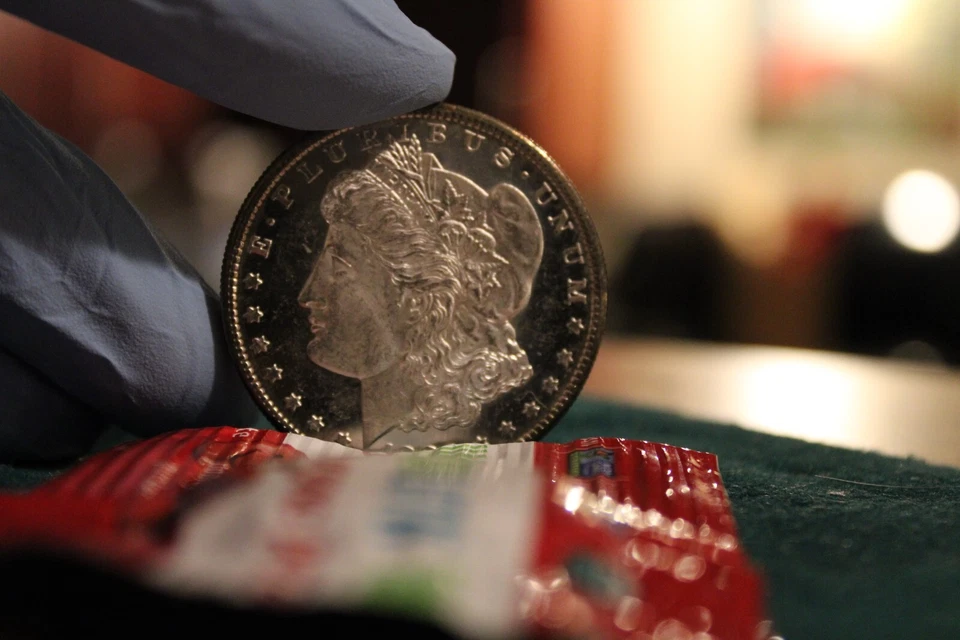 1880 S MORGAN SILVER DOLLAR~~LOOKS DMPL! VERY GLASSY AND FROSTY:)~~GORGEOUS!! - Image 2 of 3