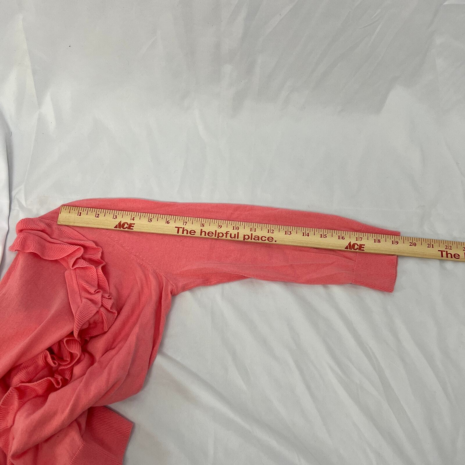 Talbots Bundle Button Down Ruffle Front Cardigan … - image 10