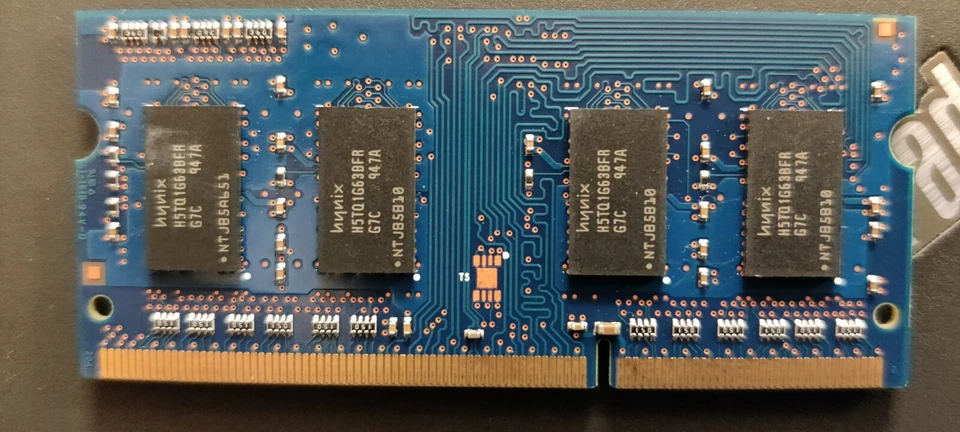 NEW Hynix 1gb 2Rx16 PC3-8500S-7-10-A1 DDR3 204pin RAM - Image 2 of 2