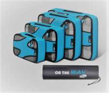 Tour Pal Packing Cubes Travel Luggage Organizer Laundry Bag Set of 4