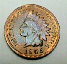 1905 P Indian Head Cent Penny CULL **FREE SHIPPING**