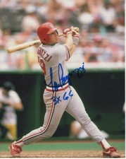 TOM PAGNOZZI ST. LOUIS CARDINALS 3X GG SIGNED AUTOGRAPHED 8X10 W/ COA