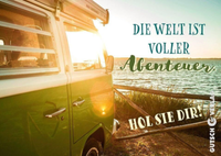 Gutsch Verlag Postkarte Campingbus GlüCkwunschkarte GrußKarte Karte Camping Bus