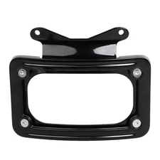 Black Curved License Plate Frame For Harley Road Glide Road King Street Glide US