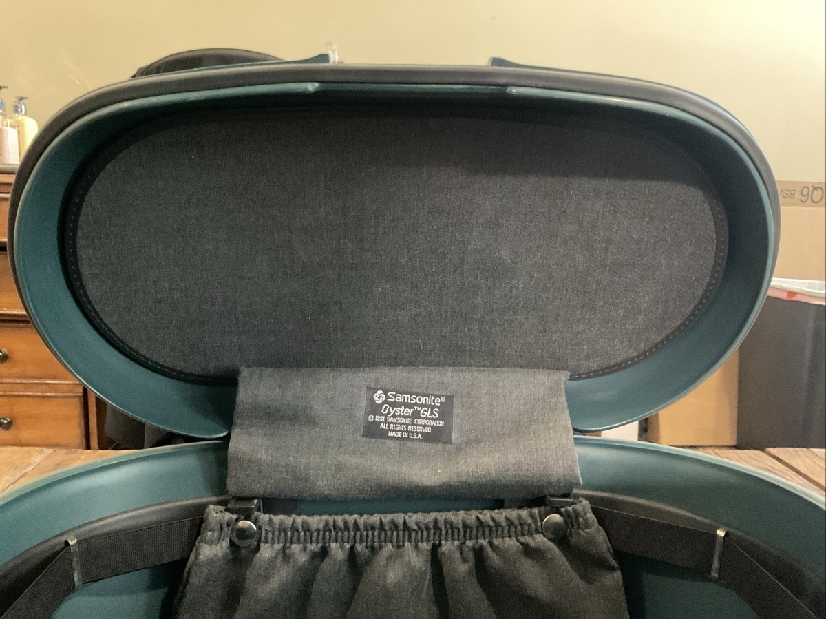 Vintage Samsonite Oyster GLS 1991 Luggage Train Case Carry