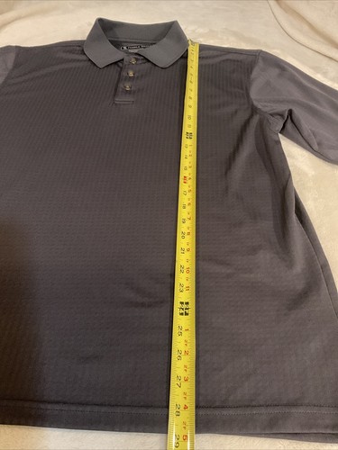 Camisa Polo Pebble Beach Para Hombre Grande Seca-Lujo Rendimiento Golf Manga Corta - Imagen 2 de 7