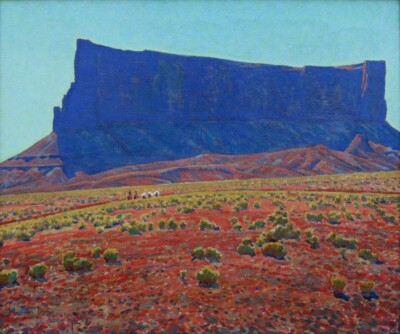 Monument Valley Desert Landscape Print – Maynard Dixon – 1925