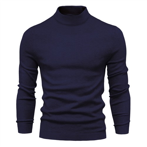 Casual Men's Solid Color Pullover Sweater - Picture 42 of 66