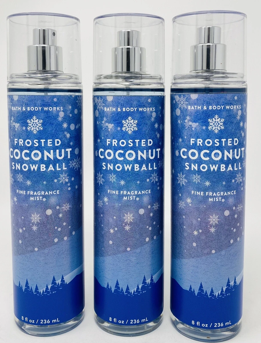Frosted coconut snowball body mist sales