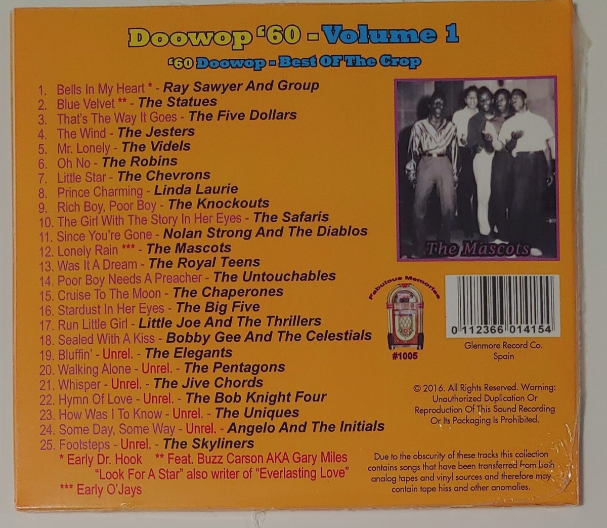 洋楽 Doo Wop Box Vol.1 & Vol.2 Various Artists - The Doo Wop Box, Vol. 2 - Amazon.com Music