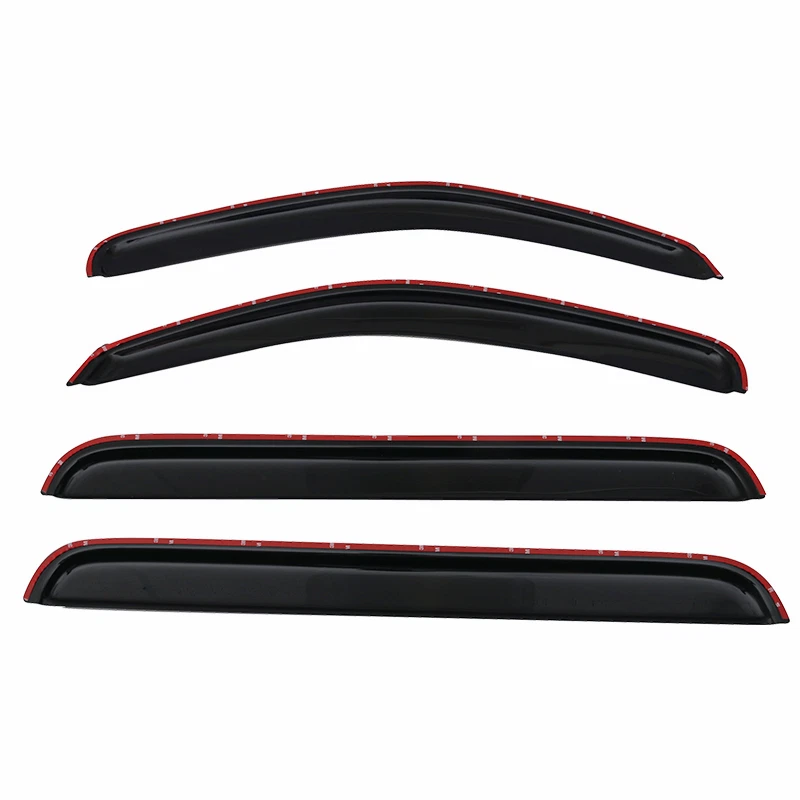 Deflector protector visera de lluvia ventana para Nissan Pathfinder 05-12 con deportivo rojo Foto 3 de 4