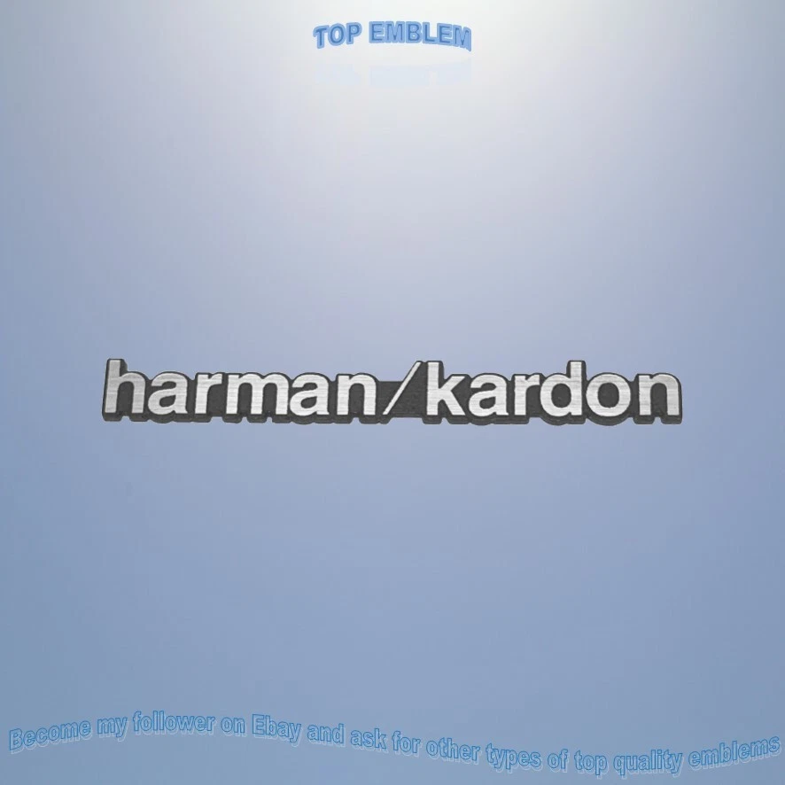 HARMAN KARDON Emblem Badge Ersatz Logo Aufkleber Sticker Aufkleber Ornament