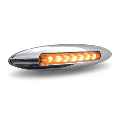 Trux TLED-FX80  -  6 Inch Slim Flatline Dual Revolution Amber To Blue LED
