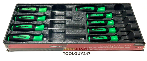 HERRAMIENTAS A PRESIÓN TORX T8 - T45 Juego de destornilladores VERDE Instinct agarre suave SGDTX90B G+ - Imagen 2 de 14
