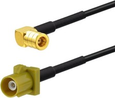 Satellite Radio Antenna Adapter Cable 6 Inches Fakra Curry Code K Male