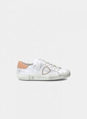 Philippe Model Paris Sneaker PRSX - BLANC BEIGE Back sehr hellrosa PRLD VB21