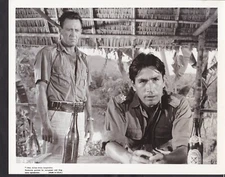 William Holden and Michael Goodliffe in The 7th Dawn 1964 movie photo 40051