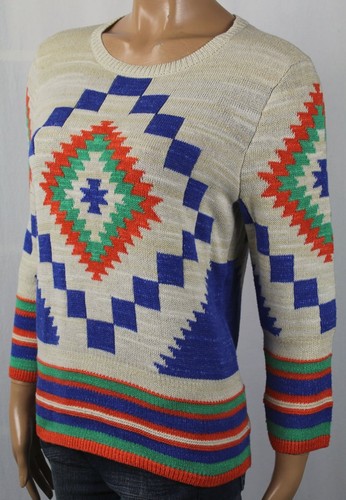 Ralph Lauren Cream Navajo Print 